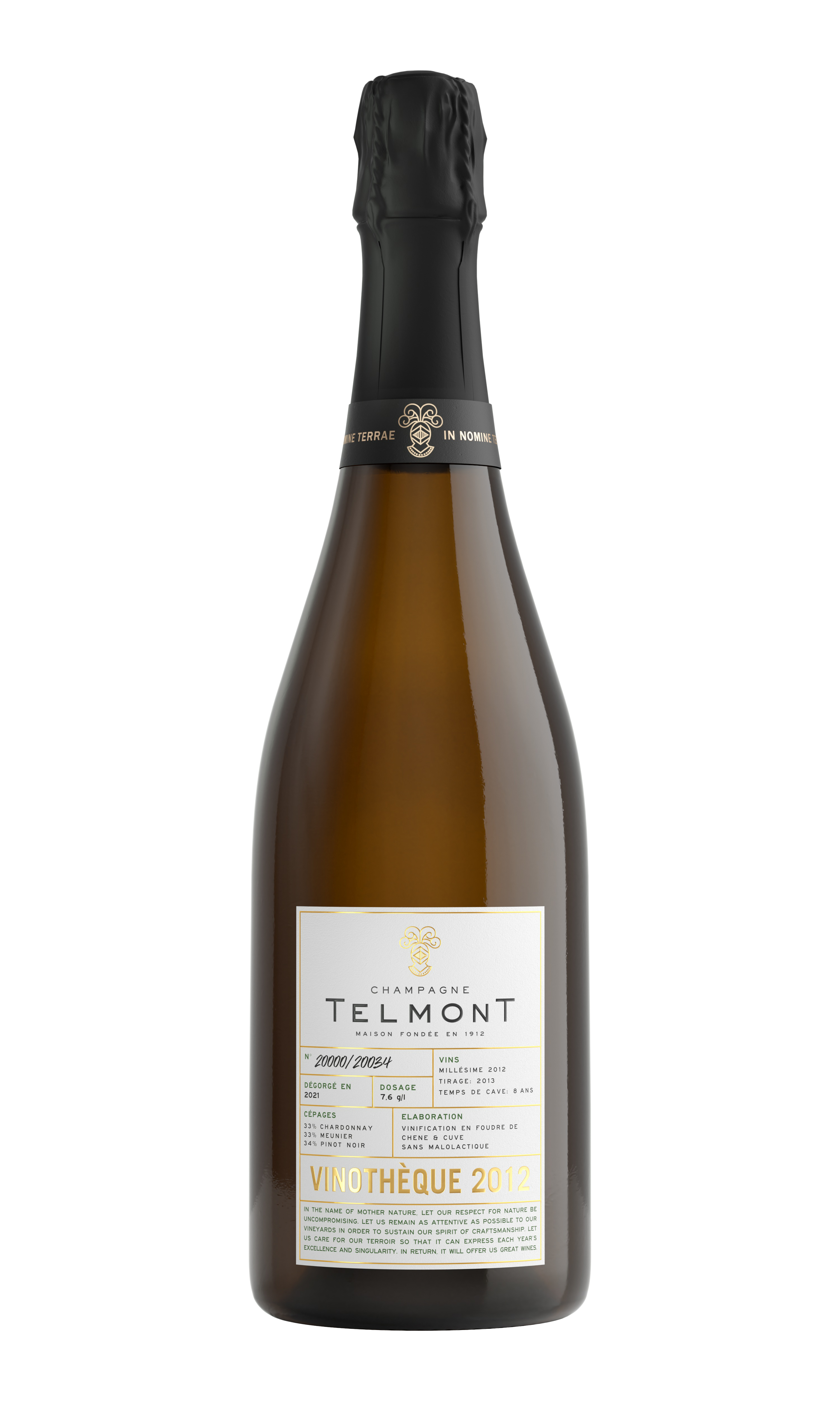 Blanc de Noirs 2014 - Champagne extra brut bottle